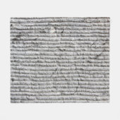 Grausteinfarbene Wandstruktur. Textur der Steinmau Fleecedecke (Vorderseite (Horizontal))