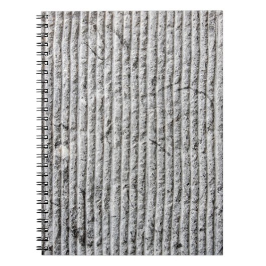 Grausteinfarbene Wandstruktur. Textur der Steinmau Notizblock (Vorderseite)