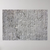 Grausteinfarbene Wandstruktur. Textur der Steinmau Poster (Vorne)