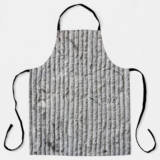 Grausteinfarbene Wandstruktur. Textur der Steinmau Schürze (Vorderseite)