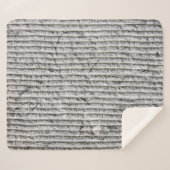 Grausteinfarbene Wandstruktur. Textur der Steinmau Sherpadecke (Vorderseite (Horizontal))