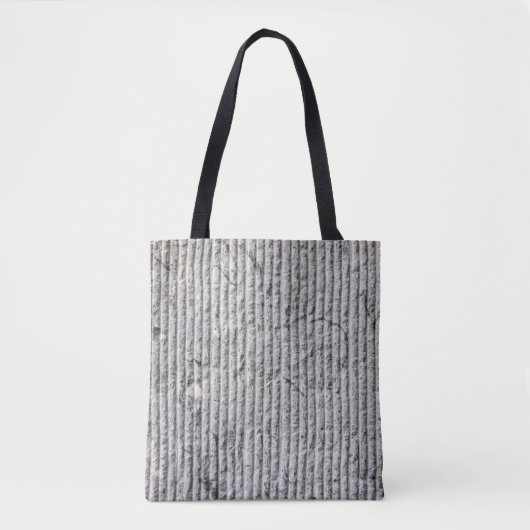 Grausteinfarbene Wandstruktur. Textur der Steinmau Tasche (Vorderseite)