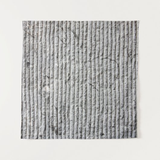 Grausteinfarbene Wandstruktur. Textur der Steinmau Wandteppich (Vorderseite)