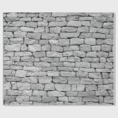Grausteinmauer als abstrakter Hintergrund. Geschenkpapier (Flach)