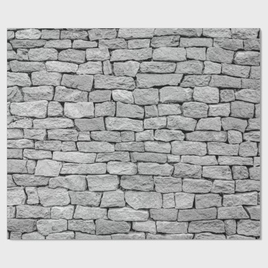 Grausteinmauer als abstrakter Hintergrund. Geschenkpapier (Flach)