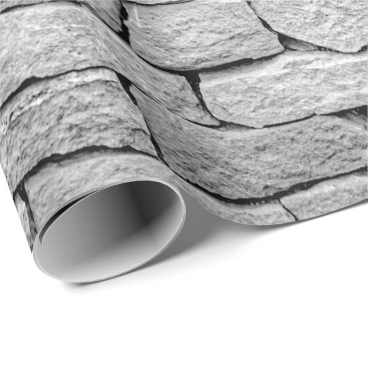 Grausteinmauer als abstrakter Hintergrund. Geschenkpapier (Rolleneckpunkt)