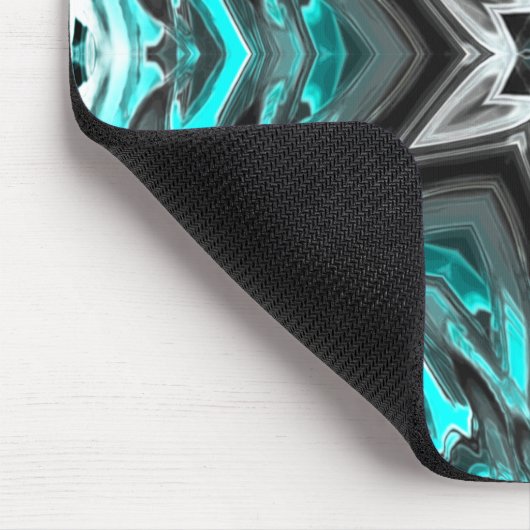 Graustern in Touchs aus Schnitzglas, Glas oder Met Mousepad (Ecke)