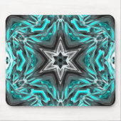 Graustern in Touchs aus Schnitzglas, Glas oder Met Mousepad (Vorne)