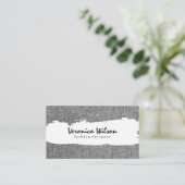 Graustoffe Visitenkarte (Stehend Vorderseite)