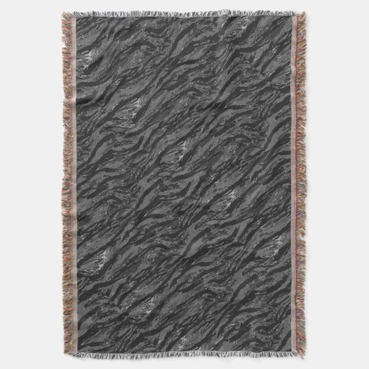 Graustreifen-Camouflage Decke (Vorderseite Vertikal)