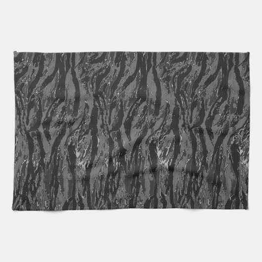 Graustreifen-Camouflage Handtuch (Horizontal)