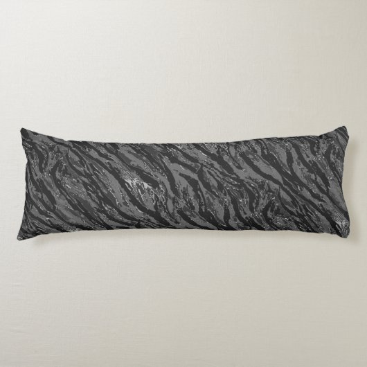 Graustreifen-Camouflage Seitenschläferkissen (Vorderseite)