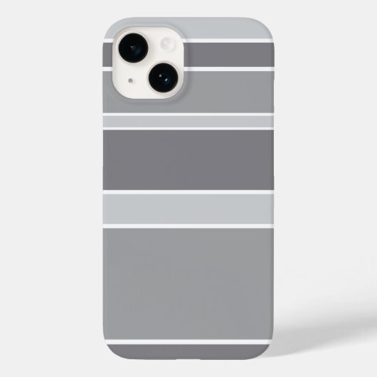 Graustreifen Case-Mate iPhone Hülle (Rückseite)