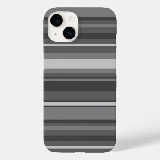 Graustreifen Case-Mate iPhone Hülle (Rückseite)