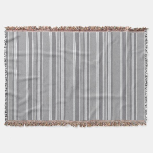 Graustreifen Decke (Vorderseite)