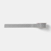 Graustreifen diagonales Webmuster Satinband (Vorderseite)