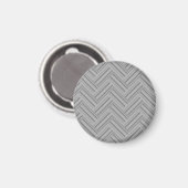 Graustreifen-Doppelwegemuster Magnet (Vorderseite/Rückseite)