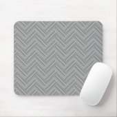 Graustreifen-Doppelwegemuster Mousepad (Mit Mouse)