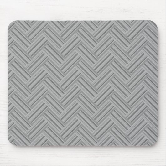 Graustreifen-Doppelwegemuster Mousepad (Vorne)