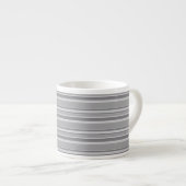 Graustreifen Espressotasse (Vorderseite Rechts)