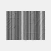Graustreifen Fleecedecke (Vorderseite (Horizontal))