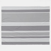 Graustreifen Fleecedecke (Vorderseite (Horizontal))