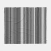 Graustreifen Fleecedecke (Vorderseite (Horizontal))