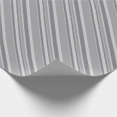 Graustreifen Geschenkpapier (Ecke)
