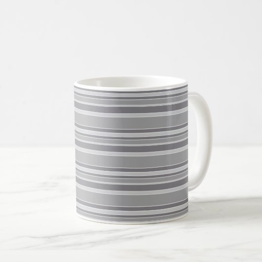 Graustreifen Kaffeetasse (VorderseiteRechts)