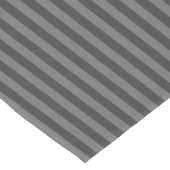 Graustreifen Kurzer Tischläufer (Ecke)