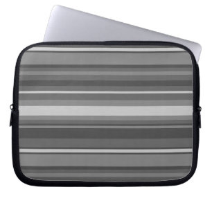 Graustreifen Laptopschutzhülle