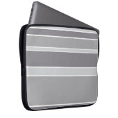 Graustreifen Laptopschutzhülle (Vorne Rechts)