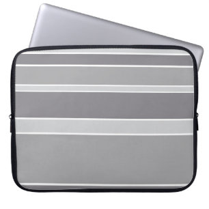 Graustreifen Laptopschutzhülle
