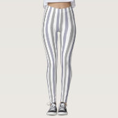 Graustreifen Leggings (Vorderseite)