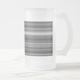 Graustreifen Mattglas Bierglas