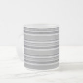 Graustreifen Mattglastasse (Vorderseite Links)