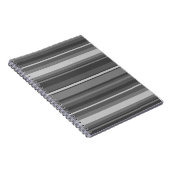 Graustreifen Notizblock (Rechte Seite)