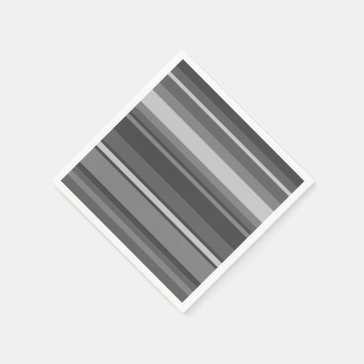 Graustreifen Serviette (Ecke)