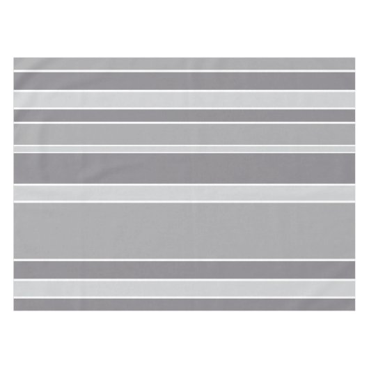 Graustreifen Tischdecke (Vorderseite (Horizontal))