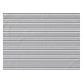 Graustreifen Tischdecke (Vorderseite (Horizontal))