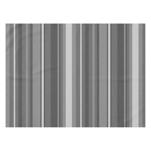 Graustreifen Tischdecke (Vorderseite (Horizontal))