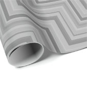 Graustreifen Treppenmuster Geschenkpapier (Rolleneckpunkt)