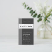 Graustromlinie Visitenkarte (Stehend Vorderseite)