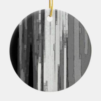 Graustufen Abstrakt B&W Kunst Keramik Ornament