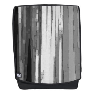 Graustufen-Abstrakt B&W-Kunst Rucksack