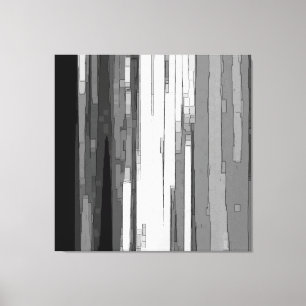 Graustufen-Abstrakte B&W Art Leinwanddruck