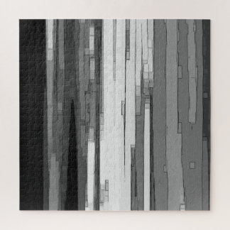 Graustufen-Abstrakte B&W Art Puzzle