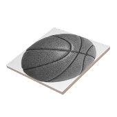 Graustufen-Basketball Fliese (Seite)