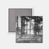 Graustufen-Bibelverse im Tischgestein Magnet (Vorderseite/Rückseite)