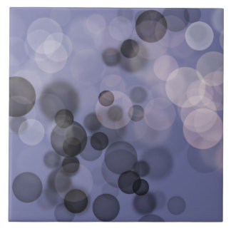 Graustufen-Bokeh-Kreis Fliese